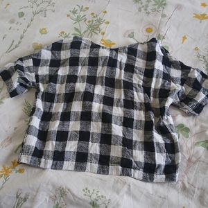 Checkered Zara Top